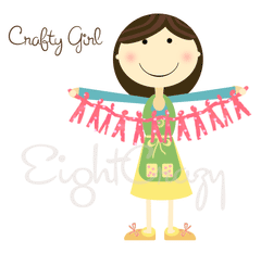 Crafty Girl - Illustration